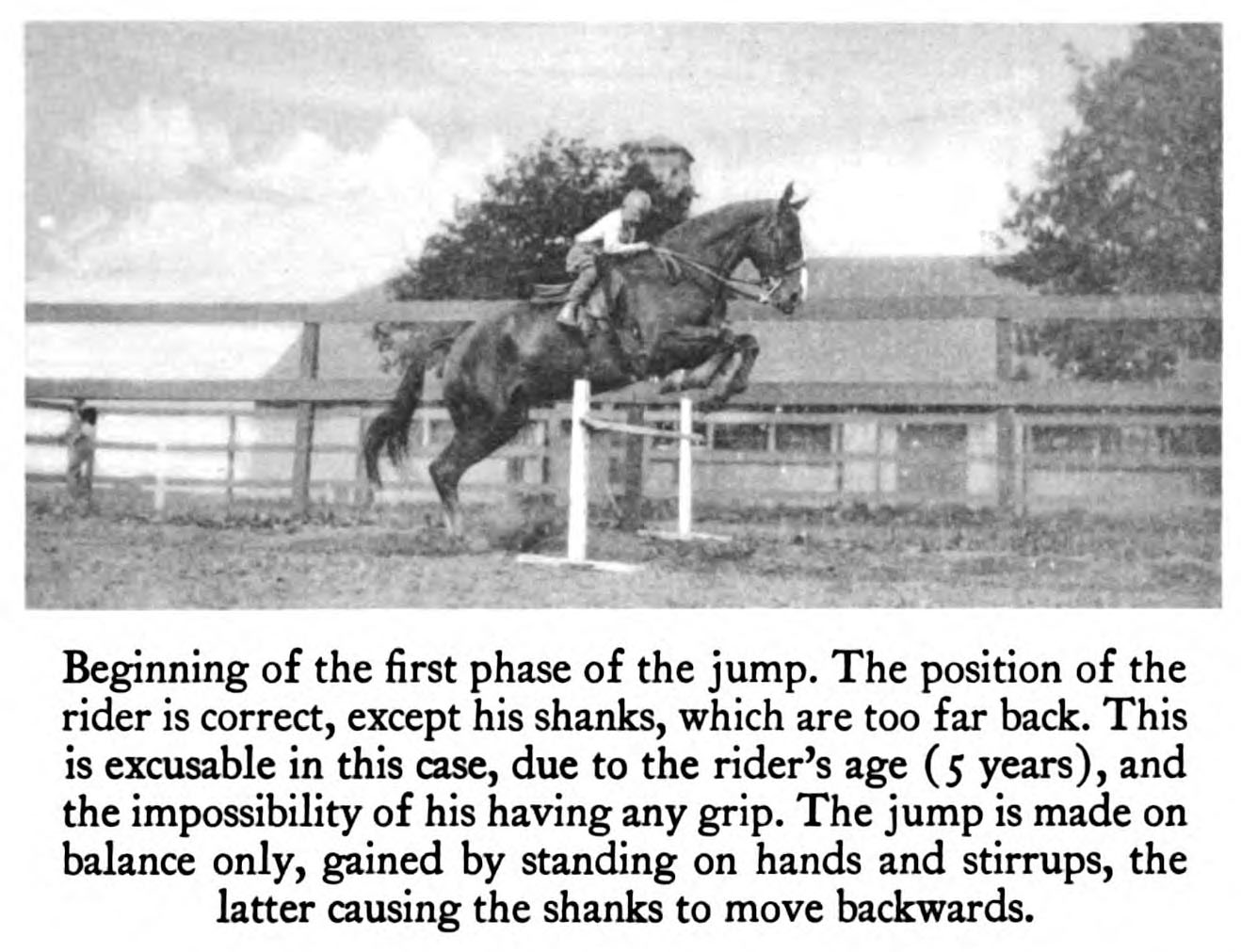 Jumping the horse by Captain Littaeur, New York, 1931, extrait 1