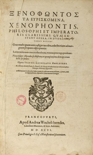 Xenophontis quae exstant opera
