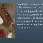 Évolution de l’équitation sportive latine depuis la Renaissance